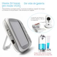 Monitor De Bebé Con Video 3.5'' 2.4G Audio Bidireccional Visión Nocturna Cámara De Seguridad Temperatura Monitorización Camara De Vigilancia Con Temperatura - details 10