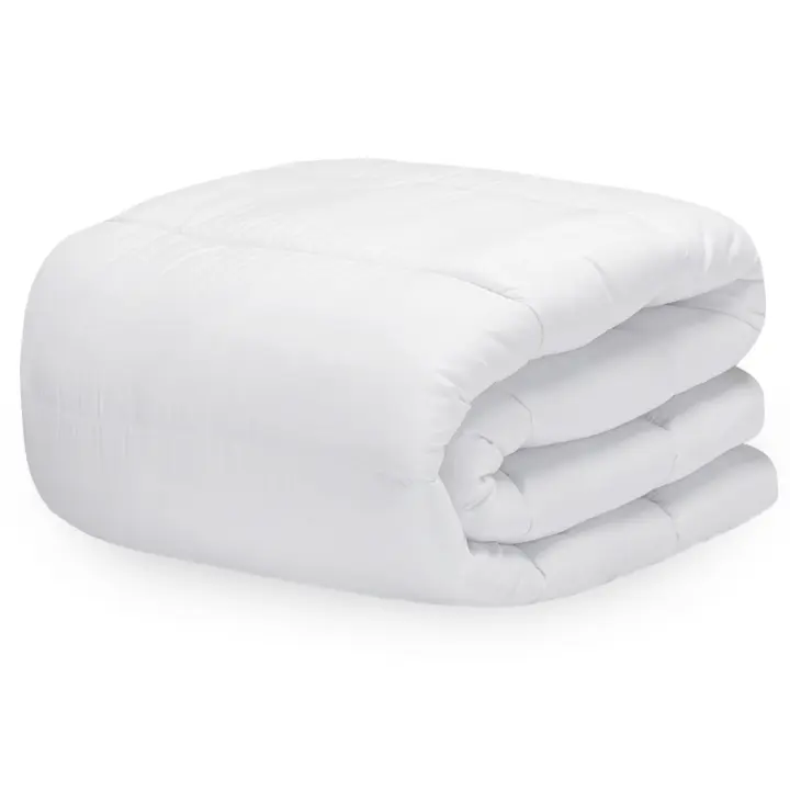 Edredón/Relleno Nórdico Microfibra  para Invierno y Otoño, de Fibra Hueca, 400 gr/m² Transpirable, Suave y anti ácaros, Color Blanco, Cálido100% Poliéster. - 1
