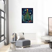 Rompecabezas 3D De Madera Navidad Árbol De Nieve Casa Personalizado Juguete Educativo Interactivo Para Familia Regalos Para Adultos Y Niños - details 4