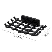 Soporte Para Jabón De Pared Sin Perforar Alto Rendimiento Para Baños Modernos Estante De Drenaje De Plástico De 15 * 9 Cm - details 10