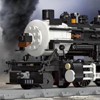 Bloques De Construcción Creativos De Tren De Vapor Serie Para Niños Modelo DIY Ideal Para Regalo Navideño De Ciudad - details 10