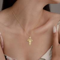 Collar Lemegeton Lotus Flower Yoga Simbolo Unalome Buddhism Charms Amuleto Joyería Inoxidable Para Mujer Regalo De Moda - details 1