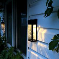 Lámpara De Pared Solar LED Para Jardín Y Entrada De Villa Estilo Moderno Decoración Exterior Impermeable Luz De Calle Solar - details 4