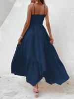 Vestido De Verano Asimétrico Para Mujer Con Tirantes Sin Mangas Vestido A-Line Negro Sexy Y Club De Playa Vestidos De Verano Mujer - details 12