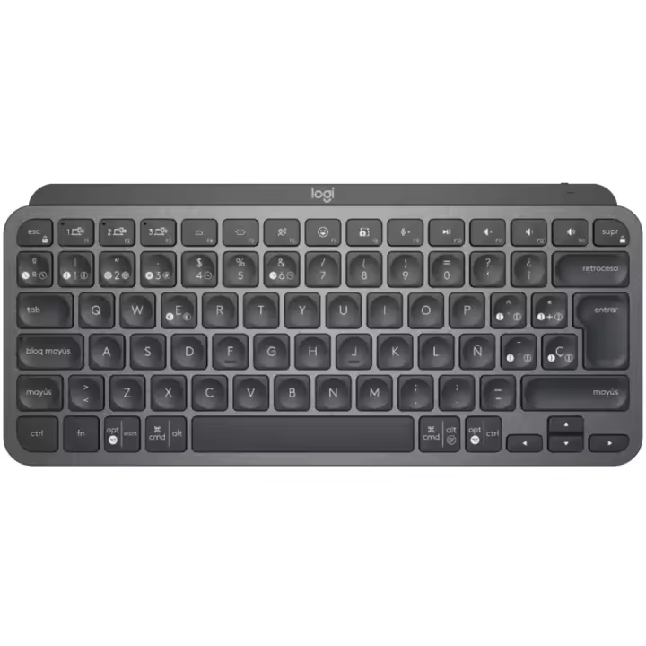 Teclado logitech mx keys mini grafito wireless inalambrico qwerty español - 1