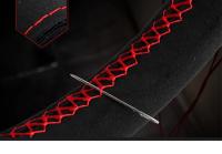 Cubierta De Volante De Coche Universal De Piel De Seda 38CM Accesorios De Interior Para Coche Tejido Al Aire Libre - details 1
