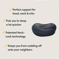 Almohada De Soporte Para El Cuello De Espuma De Memoria Con Almohadilla De Cabeza Suave Protección Para El Cuello Al Dormir Y Camping Soporte Redondo De Poliéster/Celulosa - details 8
