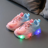 Zapatillas Deportivas LED Para Niños Y Niñas Transpirables Brillantes Zapatillas De Cuero Con Diseño De Animales Tallas 21-30 Unisex - details 2