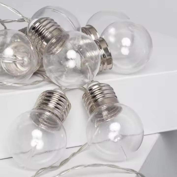 Ledkia Guirnalda de Bombillas LED Solar Galilei 2m 3000K Blanco Cálido - 1