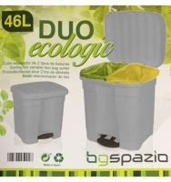 Coshano Cubo de basura papelera duo clasificador 46 Litros ecologic 2 en 1 - details 1