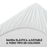 Ram'S STARTELECTRIC Protector de Colchón Acolchado Impermeable Transpirable Básico Blanco - details 1