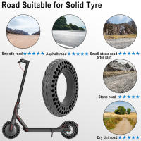 Pneumáticos Solids De 10 Pulgadas Para Scooter Eléctrico Compatible Con Xiaomi Mi3 M365 pro Pro2 1S Honeycomb Puncture Proof Non-Pneumatic Tire - details 7