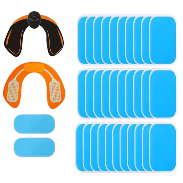 Set De 10 Pads De Hidrogel Para Estimulador Muscular EMS ABS Trainer Exercitador De Caderas Reemplazo De Gel Pack De Belleza Y Salud - 1