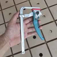 Allsome 2Pcs Abrazadera De Mesa Rápida De Aluminio Para Sistema De Guía De Tabla MFT Y Rieles 160mm Herramienta De Carpintería DIY - details 7