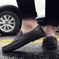 Zapatos Casuales Para Hombre De Cuero Negro Talla Grande 37-47 Loafers Moccasins De Marca Lujo Respirables Slip on 2024 - details 7