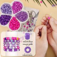 30g Alrededor De 100pcs De Cuentas De Caballo De Plástico Vibrantes Para DIY Únicos Pulseras Collares Tobilleras Aretes Accesorios De Joyería - details 4