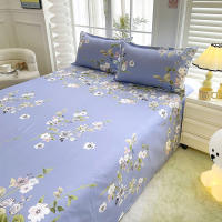 Sábana De Cama Individual/Reina/King Con Estampado De Flores Sábana Plana De Poliéster 100% Sin Fundas De Almohada - details 11