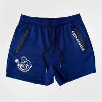 Shorts De Verano Para Hombre Con Estampado Secado Rápido Y Bolsillos Laterales Zipper Diseño Para Correr Baloncesto Entrenamiento En Gimnasio - details 10