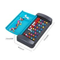 Juego De Mesa De Desafío De Cifrado Juguetes Creativos Y Divertidos Portátiles Para Viajes Dos Jugadores Juego De Fiesta Color Matching Puzzle - details 5