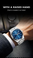 Reloj De Cuarzo Para Hombre PAAZOMU Con Pantalla Luminosa Y Multifuncional Acero Inoxidable Resistente Al Agua Cronógrafo Fecha Estilo Casual - details 10