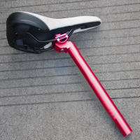Aluminio Poste De Silla De Bicicleta Montaña 25.4*300MM Shockproof Tubo De Sillín Para Bicicleta De Carretera Y Montaña - details 5