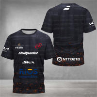 Camiseta De Tenis Para Hombres Transpirable Y Secado Rápido Manga Corta Estampado 3D O-Neck Top De Entrenamiento De Verano - details 4