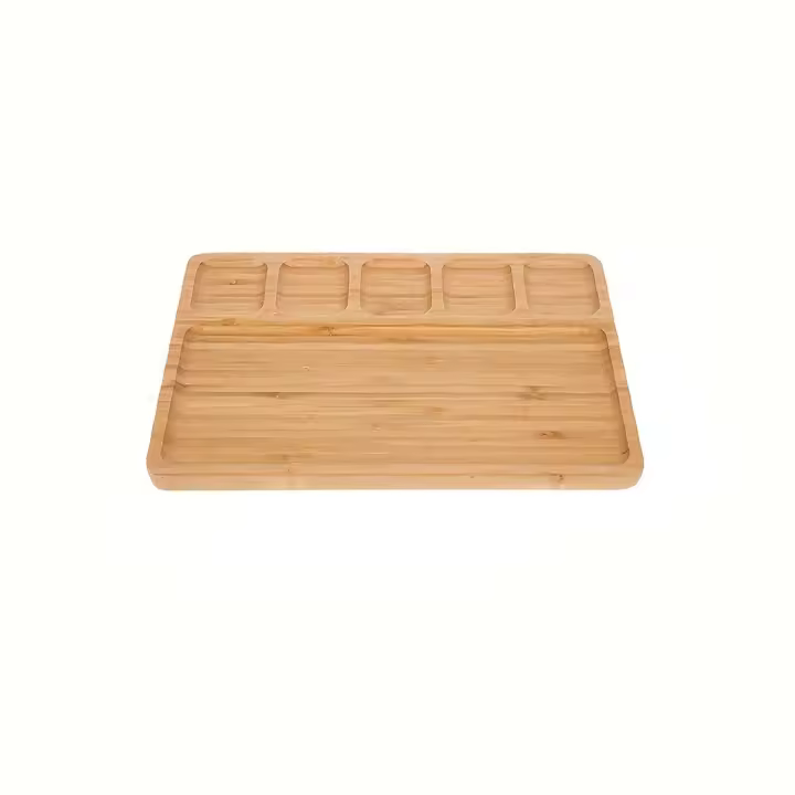 Tablero De Bambú Para Decoración De Escritorio Soporte Para Plantas De Jardín Y Bonsái Tazas Y Tenedores De Armario - 1