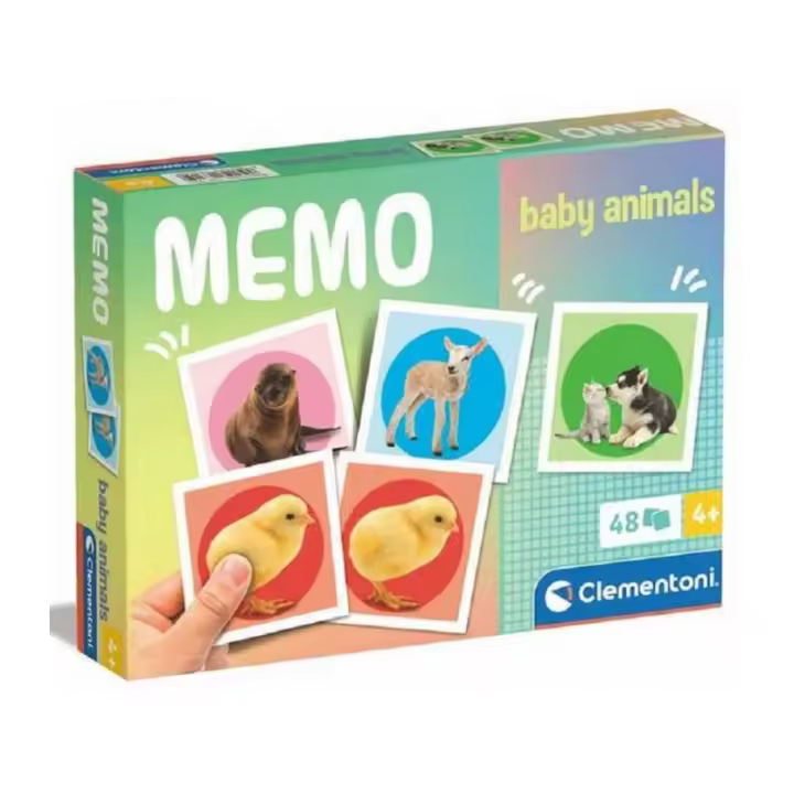 MEMO BABY ANIMALES JUEGO DE MEMORIA INFANTIL DE CLEMENTONI - 1