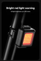 Luz De Bicicleta Frontal Y Trasera USB Recargable COB LED Impermeable IPX 5 Para MTB Con Luz De Cabeza Y Advertencia - details 5