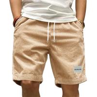 Shorts De Corduroy Vintage Para Hombre Estilo Retro Casual De Verano Pantalones Deportivos Transpirables De Color Sólido Talla Media - details 10