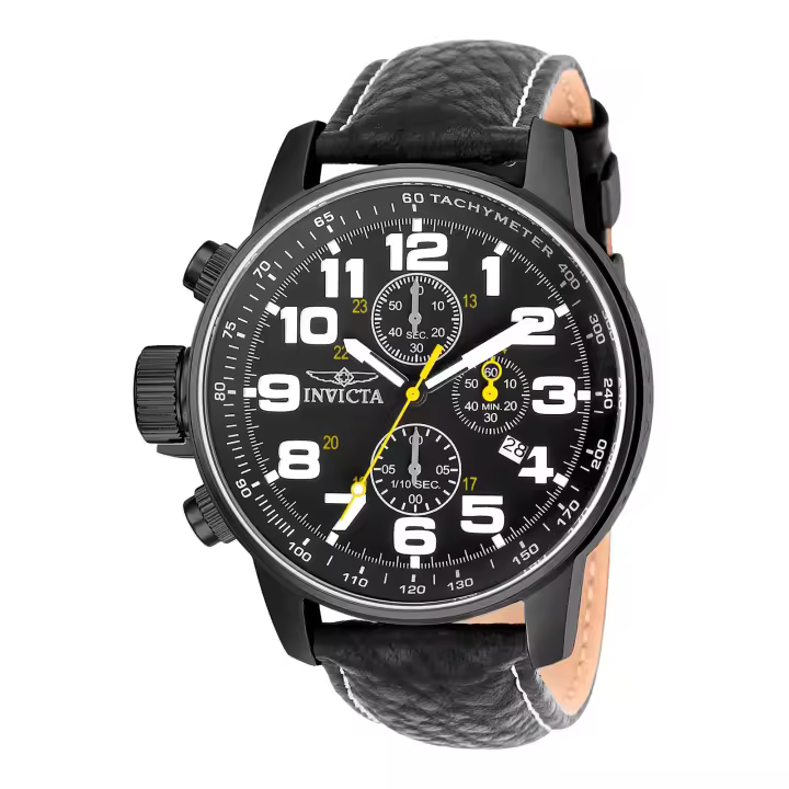 Reloj de pulsera Invicta Invicta I-Force - 3332 correa color: Negro Dial Metal Negro Hombre - 1