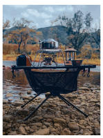 Mesa De Camping WESTTUNE Con Estufa IGT Aluminio Plegable Multifuncional Accesorios Portátil Para Exteriores - details 18