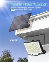 Lámpara Solar Exterior LED Impermeable Con Sensor De Movimiento Luz De Exterior Para Navidad Incluye Bombilla Y Luz Dimmable - details 9