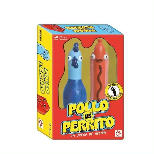Pollo vs Perrito – Juego de Mesa de Acción y Destreza – A partir de 8 años – Para 2 o más jugadores – Editorial Mercurio - 1