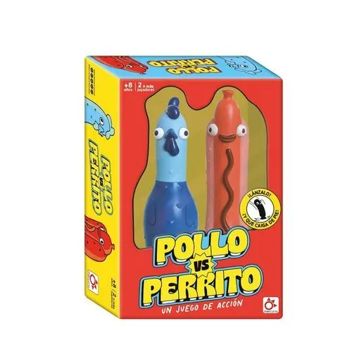 Pollo vs Perrito – Juego de Mesa de Acción y Destreza – A partir de 8 años – Para 2 o más jugadores – Editorial Mercurio - 1