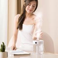 Nuevo Humidificador de doble pulverización de 2L, usb de gran capacidad, hogar silencioso, dormitorio, oficina, luz nocturna, númeroHumidificador display, blanco - details 2
