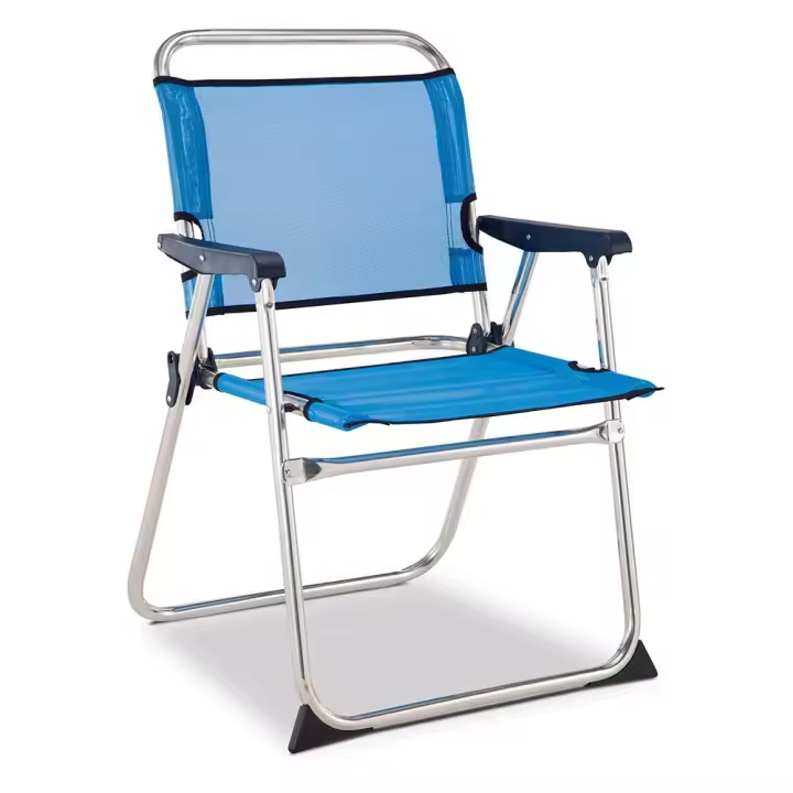Solenny Silla Plegable Fija De Aluminio 81x54x58 Cm - 1