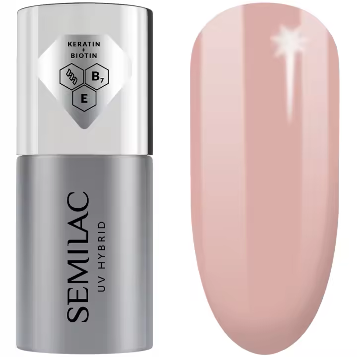Base Regeneradora Semilac Care 7ML | Queratina, Biotina y Vitamina E | Uñas Debilitadas - 1
