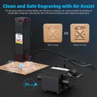 Mecpow X3 Pro Máquina de Grabado Láser 10W con Asistencia de Aire Ajustable, Bloqueo de Seguridad, Parada de Emergencia, Detección de Llamas, Protección Ocular, compatible con LaserGRBL y LightBurn - details 8