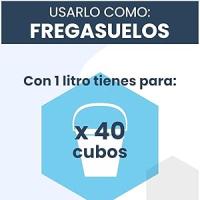 Limpiador Multisuperficies y Fregasuelos Huele a Limpio, Ultraperfumado con Aroma Floral Duradero, Higieniza, Desengrasa y Abrillanta, Alta Concentración y Rendimiento, 5 Litros - details 1