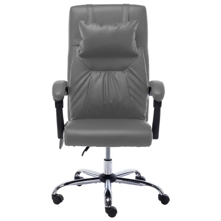 VidaXL Silla de oficina Root función masaje reclinable 112-121x60x64 cm - 1