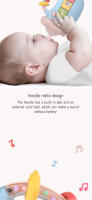 Biberón Musical Para Bebés Juguetes De Pacificador Suave Para Morder Rattles Educativos Para Recién Nacidos 0-12M Alivio Del Dolor Música Soothing Regalo Para Recién Nacidos - details 3