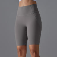 SSITO Pantalones cortos con bolsillos para Gimnasio y Yoga, pantalones cortos de secado rápido para trotar, entrenamiento de Cycling activo, Pantone cortos de Gimnasio para entrenamiento, Fitness, High Belt - details 24