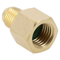 Adaptador De Acondicionador De Coche R134A R12 Con Conexión Rápida 1/2" ACME Hembra Y 1/4" SAE De Cobre De Alta Calidad Para Inyector De Combustible - details 13