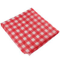 Mantel Desechable De Plástico Rojo a Cuadros Gingham 180cm X 180cm Para Fiestas Al Aire Libre BBQ Picnic Cubierta De Mesa - details 8