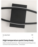 Lámpara De Pared Moderna Y Sencilla En Aluminio LED Para Sala De Estar Dormitorio Y TV Iluminación Doméstica Decorativa - details 20
