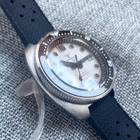 Reloj Automático De Acero Inoxidable Para Hombres Resistente Al Agua 30Bar Con Bisel De 120 Clicks Y Corona De 4.1 Pulgadas Cristal De Zafiro Blanco Turtle Professional Diver Master - details 5