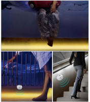 Tira De LED Con Sensor De Movimiento PIR 1-5m IP65 Impermeable DC 12V Para Automatización De Luces En Escaleras Armario Cocina Color Temperatura Blanca / Cálida - details 12