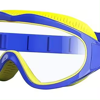 Gafas de Natation para niños - Gafas de Natation para niños y niñas de 4 a 12 años, lentes grandes, antivaho, impermeables, cómodas, para niños - 1
