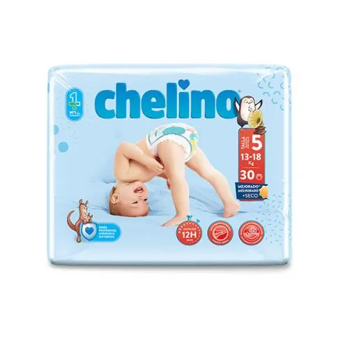 CHELINO PAÑAL TALLA 5 - 30 UNIDADES - 1
